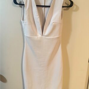 ASOS Cream Backless Dress